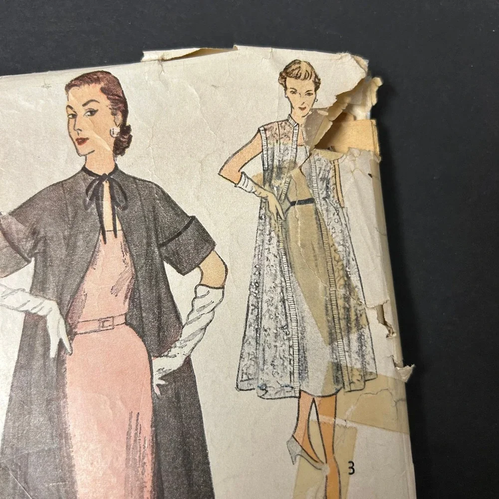 Vintage Simplicity 3573 Sewing Pattern Misses Size 14 Multi-Style Coat Duster